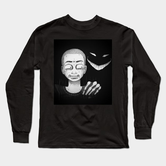 Don't Look Behind You Long Sleeve T-Shirt by LaurenPatrick